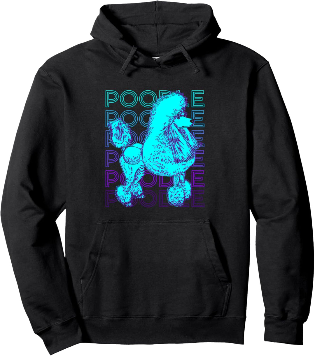 Pudel Retro Pullover Hoodie