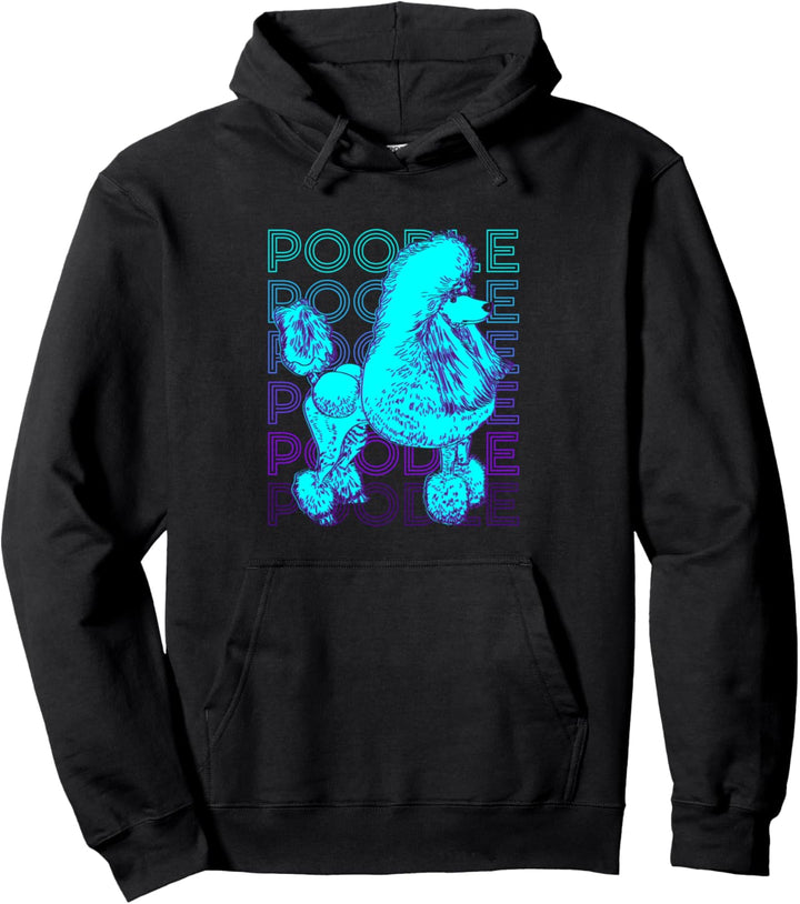 Pudel Retro Pullover Hoodie