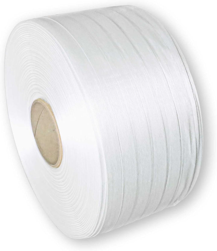 1 ROLLE x 500m | 25mm Polyester Umreifungsband | 950kg Bruchlast | Polyesterband für optimale Ladung