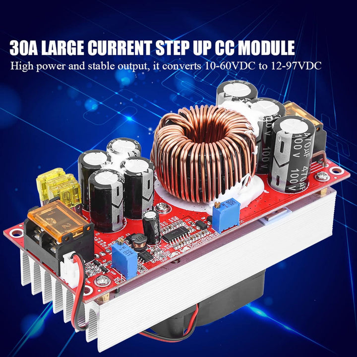 Roboter 1500 W 30 A DC auf DC Voltage Step Up Boost Converter Board Modul 10 bis 60 V bis 12 bis 90