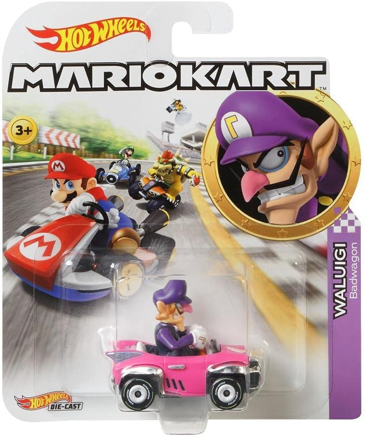 Hot Wheels Mario Kart Waluigi