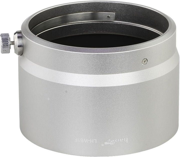 Haoge Gegenlichtblende für Olympus M.Zuiko digitales ED 75 mm f/1.8 Objektiv, Metall, silberfarben,