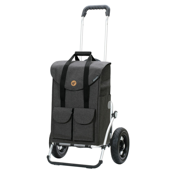 Andersen Einkaufstrolley - klappbar - 54 Liter - Aufhängung für Einkaufswagen - belastbar 50 kg - Al
