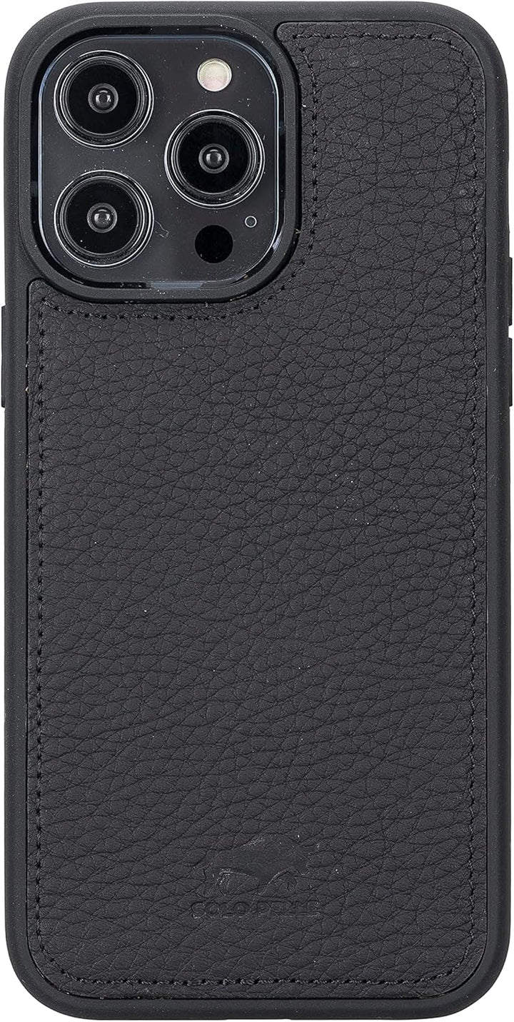 Solo Pelle Lederhülle kompatibel für iPhone 14 Pro Max in 6.7 Zoll abnehmbare Hülle (2in1) inkl. Kar