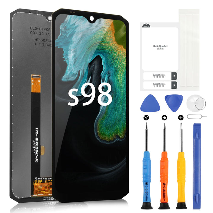ARSSLY LCD-Bildschirm für Doogee S98 Doogee S98 PRO Display für Doogee S98 PRO Digitizer Touchscreen