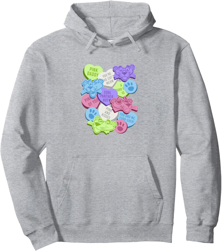 The Pink Panther Valentine's Day Candy Hearts Pullover Hoodie