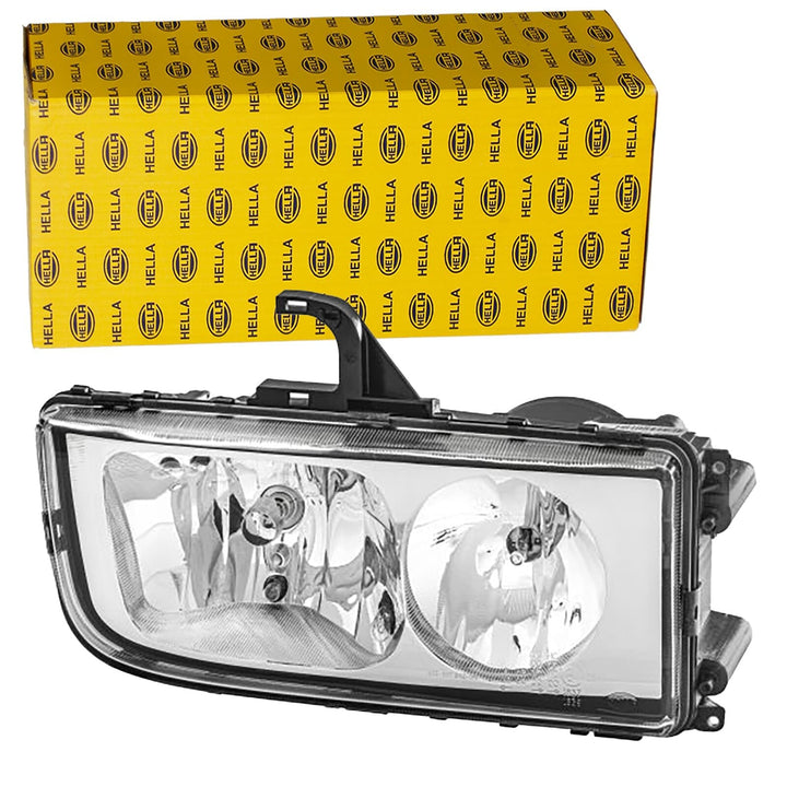 HELLA 1DB 247 011-021 Halogen-Hauptscheinwerfer - rechts - für u.a. Mercedes-Benz Axor II Rechts (Be