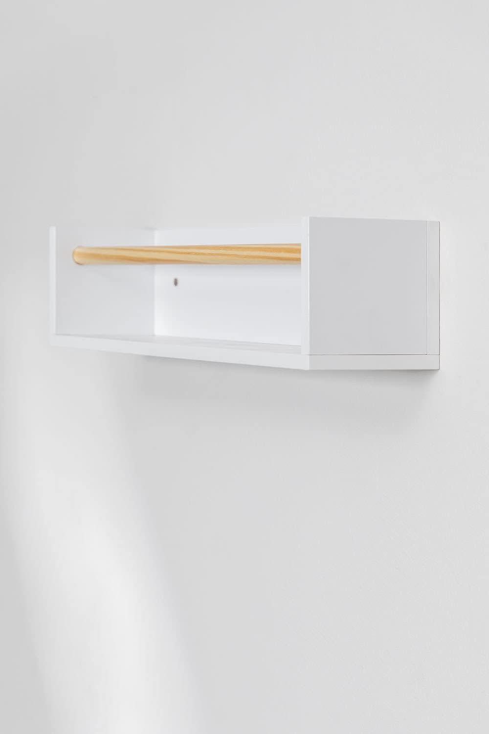SKLUM Tom Kids Wandregal aus MDF Weiss Weiss, Weiss