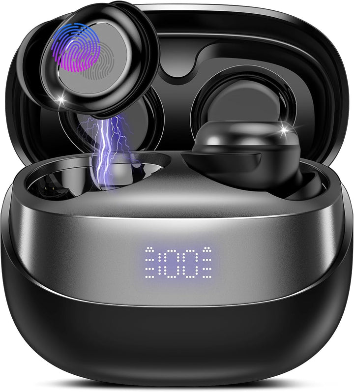 Schlafkopfhörer Bluetooth 5.4, 2026 Mini In Ear Kopfhörer Kabellos für Seitenschläfer, 47Std Spielze
