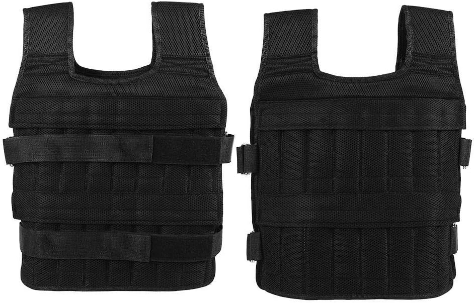 VGEBY Gewichtsweste, 15KG Krafttraining Weight Vest Trainingsweste Training Fitness Sport Jacke Jack