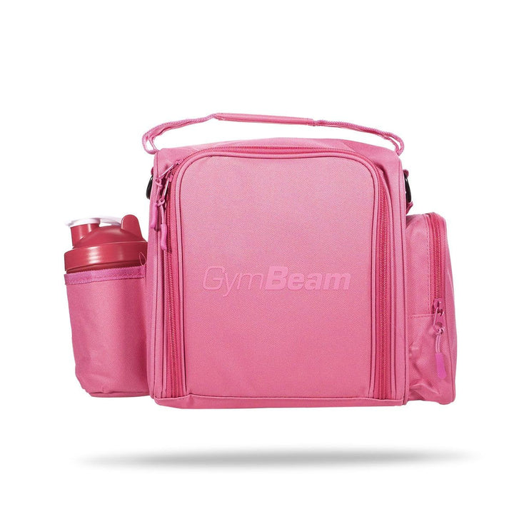 GymBeam FIT Prep Essenstasche - Kleine Kühltasche mit 3 stabilen Behältern, Löffeln und Gelpacks, pr