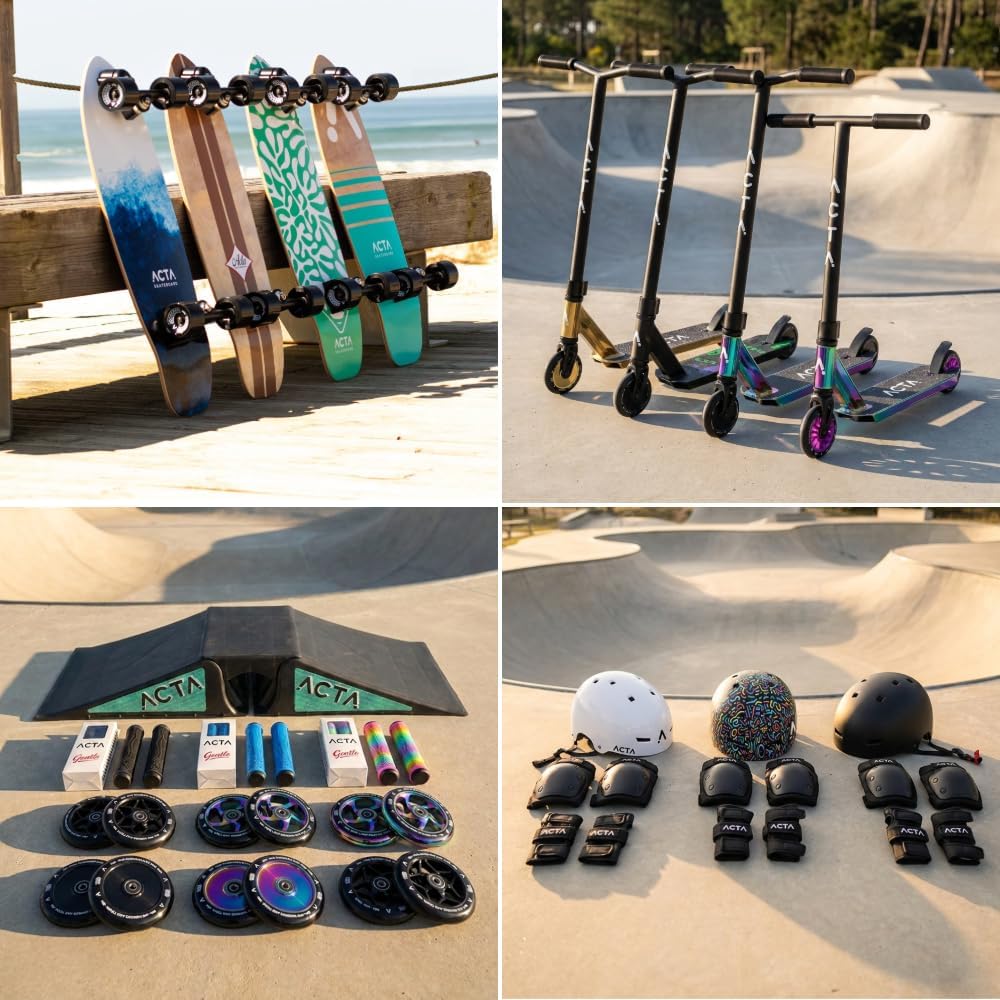 ACTA Surfskate Foam V2 31" - Ocean Surf-Skate Board aus Ahorn, 7-lagig, ideal für Anfänger &amp; Fortges