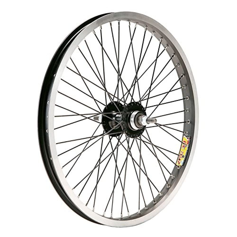 Gurpil 64236 BMX-Hinterrad, 20 x 2,125 Zoll/50,8 x 5,4 cm, mit Nabe aus Aluminium, Achse 9,5-36