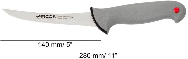 Arcos Ausbeinmesser mit Nitrum Edelstahlklinge 140 mm - Professionelles Messer zum Entbeinen von Fle