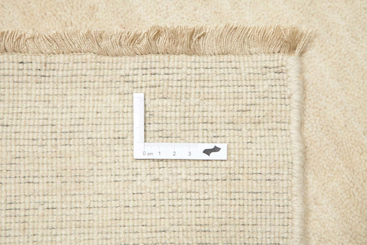 RugVista Handloom Fringes, Teppich, Shaggy/Handloom, 200 x cm, Quadratisch, Niedriger Stapel, Wohnzi