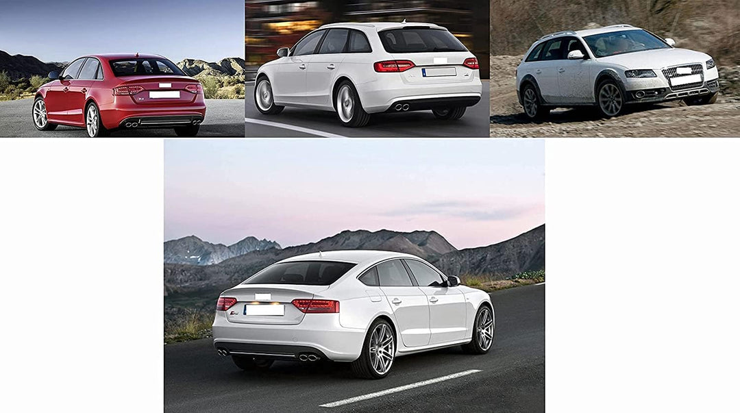 Fussmatten für A4 B8 2008-2015 und A5 8TA Sportback 2009-2016, passgenau, rutschfest, Absatzschoner
