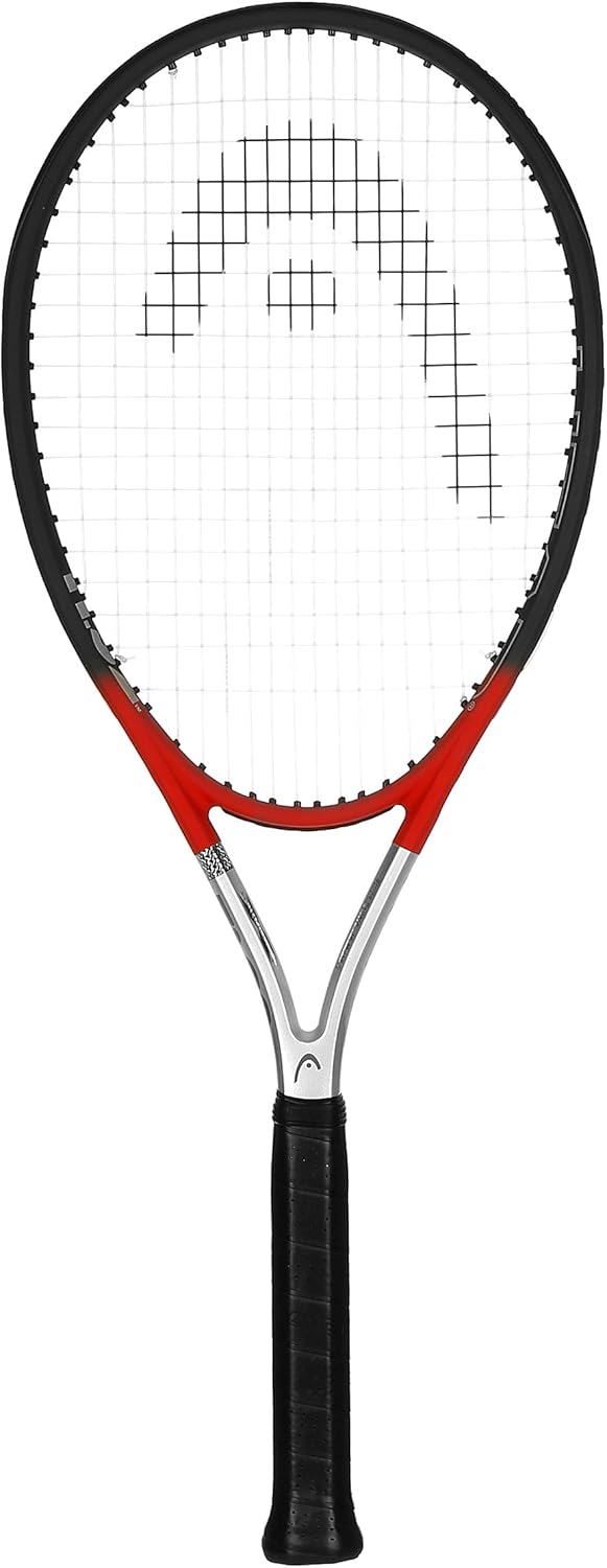 Head Tennisschläger Titanium TI S2, Silber 4 schwarz/rot/silber, 4 schwarz/rot/silber