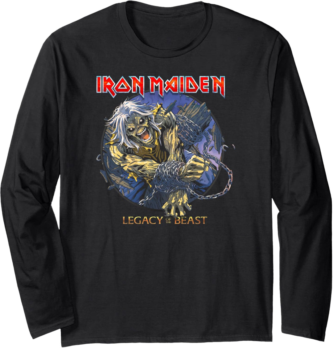 Iron Maiden - Eddie Chained Legacy Langarmshirt
