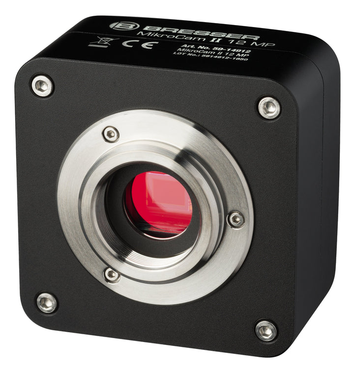 Bresser Mikroskop Kamera MikroCam II mit 12 MP Sony CMOS Chip und USB 3.0 für hohe Bildwiederholrate