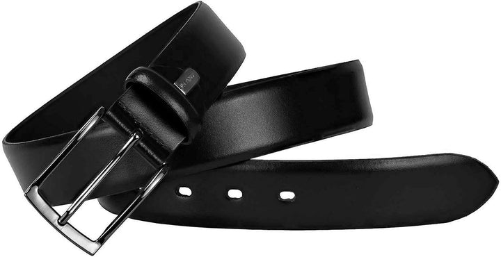 LLOYD-Herren-Ledergürtel 35 mm dkl.Schliesse Schwarz 90, Schwarz 90