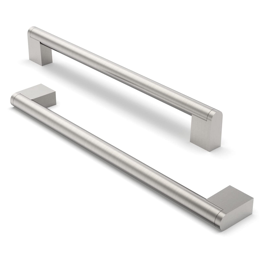FURNIWARE 10 Stück Möbelgriffe, 224mm Bohrlochabstand Edelstahl Möbelgriffe Schrankgriffe Küche Kabi