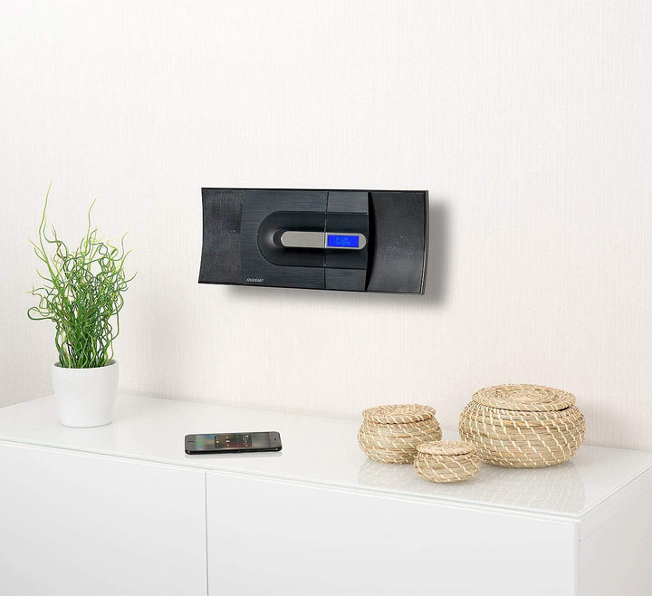 auvisio Kompaktanlage Vertikal: Vertikale Design-Stereoanlage, FM/DAB+, Bluetooth, CD, MP3, AUX, 40
