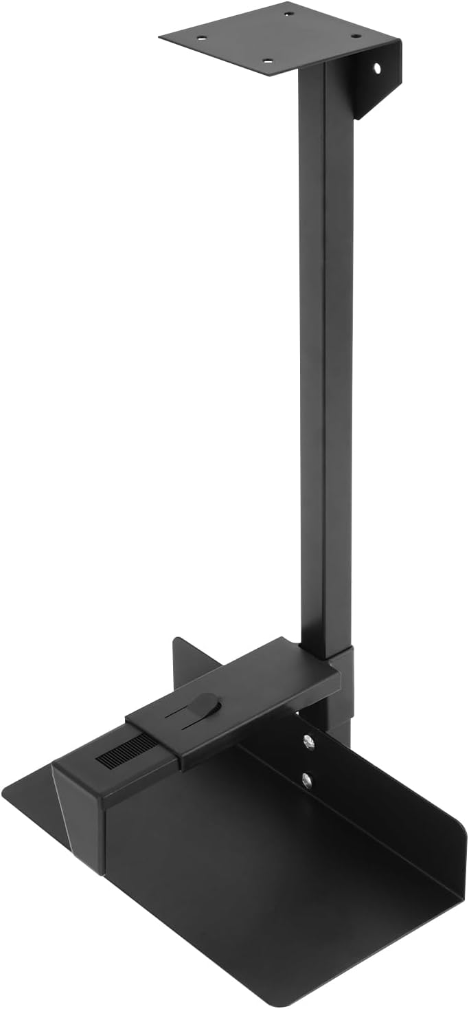 WooDerson Hängende Computer-Host-Halterung, Kaltwalzstahl Computer Aufhängung Halter, Desktop-Host-B