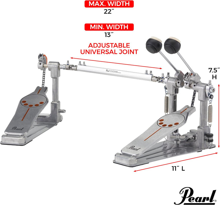 PEARL P-932 Bass Drum Doppel Pedal Doppelpedal P-932, Doppelpedal P-932