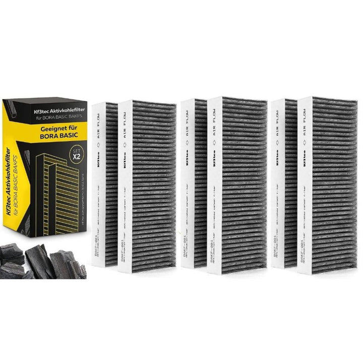 Aktivkohlefilter-Set für Bora Basic BAKFS (6 Filter) und BIU/BHU/BFIU Dunstabzugshauben/Maximal 2 St
