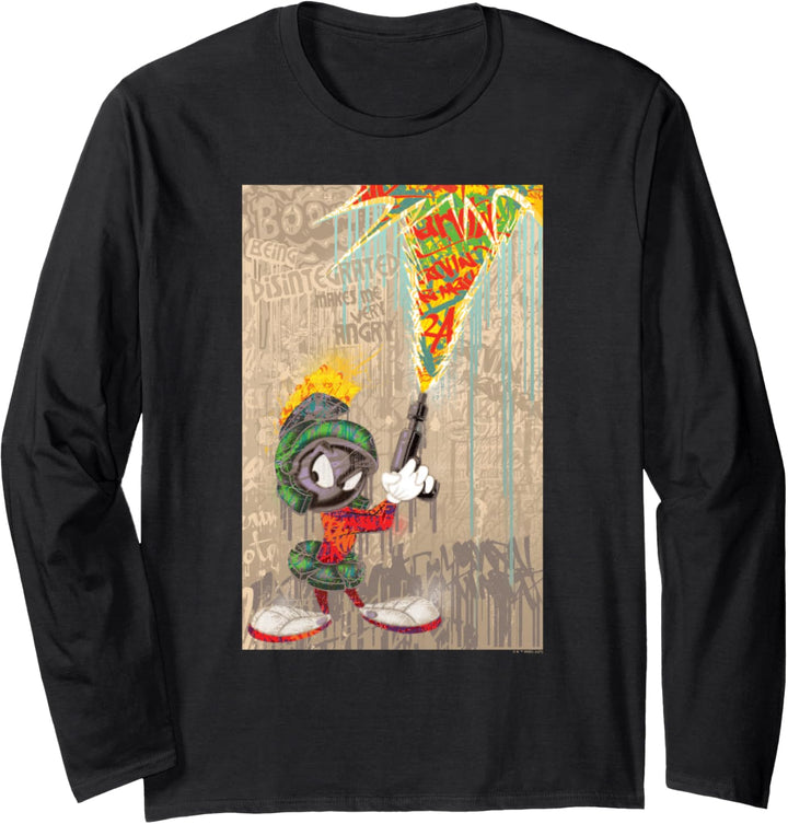 Looney Tunes Marvin Martian Disintegrated Langarmshirt