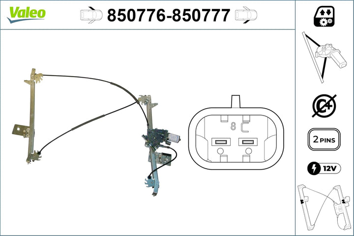 VALEO Fensterheber 850776
