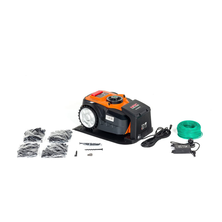 NAC NEW AMERICAN CONCEPT Rasenmäher Roboter 20V, Schnittbreite 18cm, Rasenflächen 1000qm, Schnitthöh