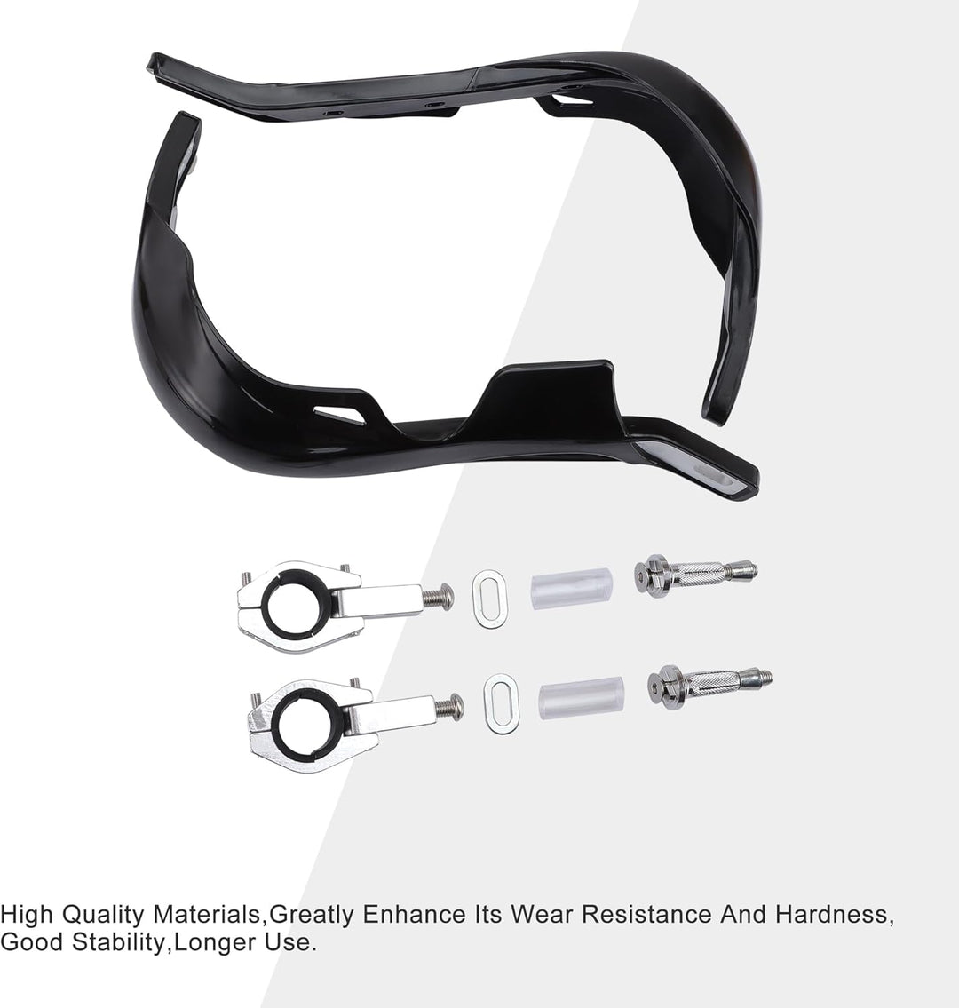 GOOFIT 1" Aluminium-Legierung Lenkerhandbürste Guards Schutzhandschützer Kit Ersatz für Kawasaki Suz