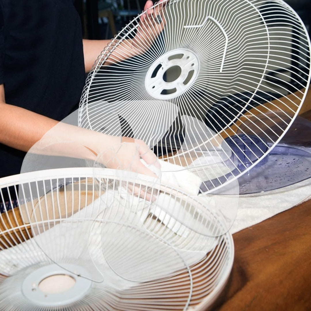 BESTOYARD Universeller Ersatz StandventilatorflüGel Und TischventilatorflüGel Aus Kunststoff 12 Zoll