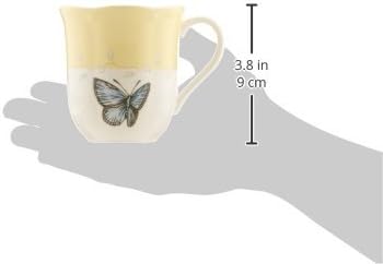 Lenox Tassen-Set mit Schmetterlingswiese, Weiss, 4 Stück, Tasse
