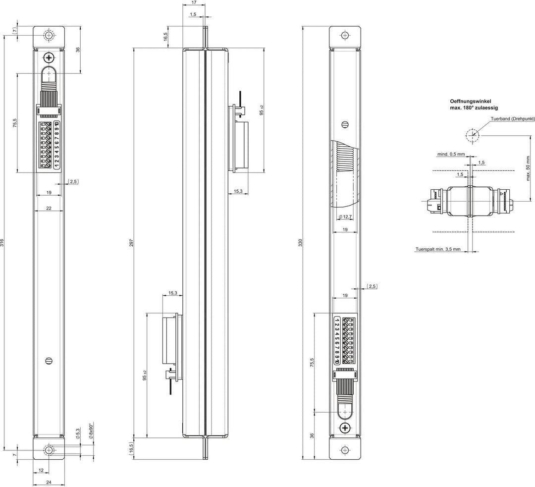 [(language_tag:fr_FR,value:"EFF EFF 10314-14-10-00 Passe-câble dissimulé 10314, 330 x 24 x 33 mm Aci