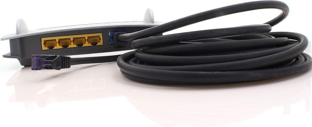 1aTTack.de Cat.7 Netzwerkkabel 30m - Schwarz - 1 Stück - Cat7 Patchkabel (SFTP/PIMF/LSZH) Rohkabel 1
