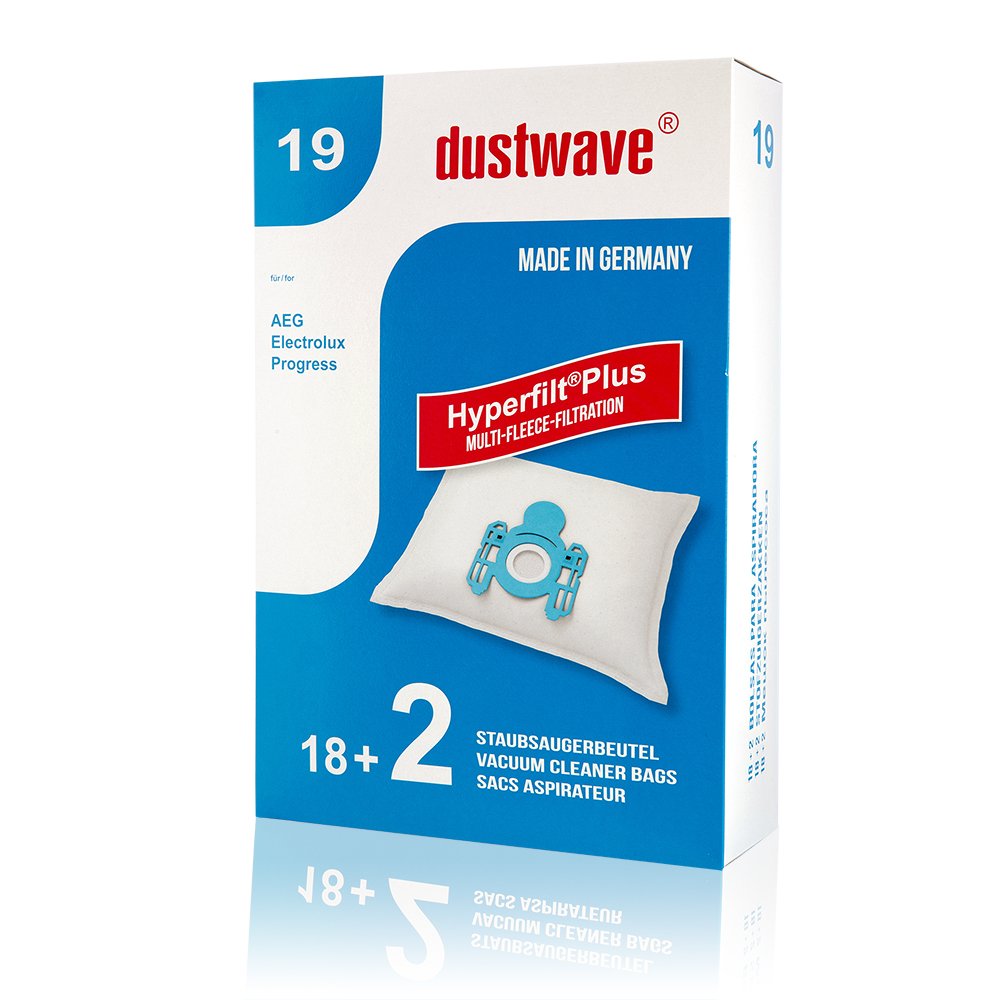 Megapack - 20 Staubsaugerbeutel passend für AEG Vampyr CE Power24 Staubsauger 2400 Watt/dustwave® Ma