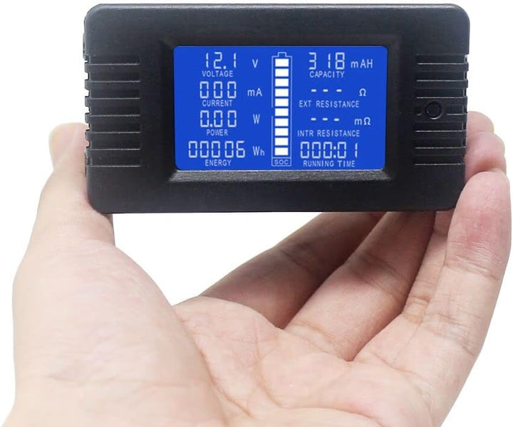 DC Voltmeter Amperemeter Energiezähler Batterie Monitoranzeige LCD Digital Multimeter für Auto Solar