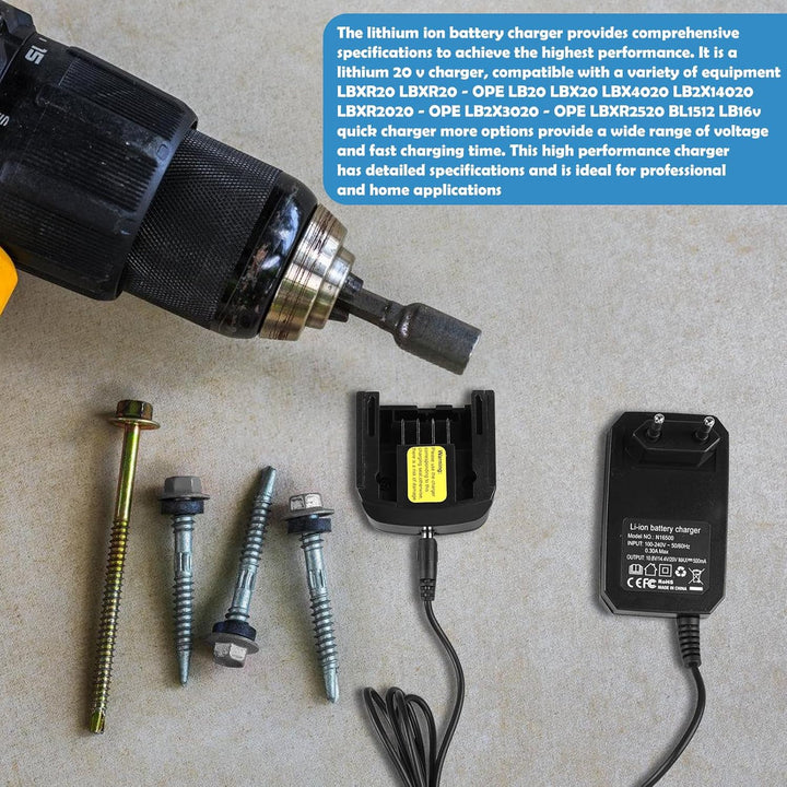Ladegerät Kompatibel mit Black & Decker 10,8 V 14,4 V 18 V 20 V Serise, WIYETY Ladegerät für Black &