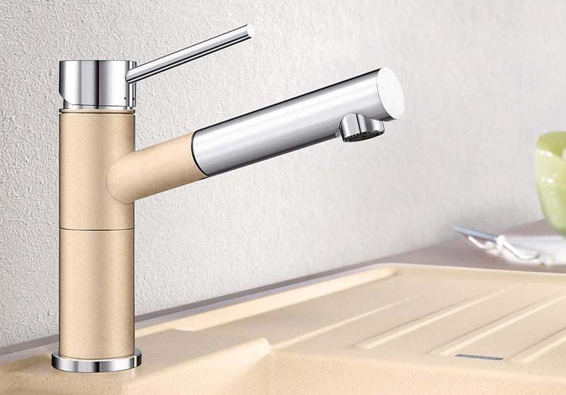 BLANCO ALTA-S Compact Schlauchbrause Hochdruck Cafe/Chrom, Schlauchbrause Hochdruck Cafe/Chrom