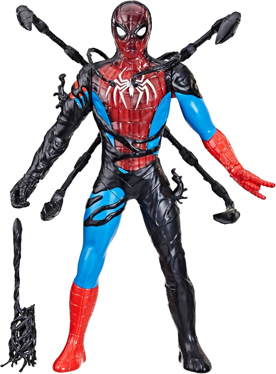 Marvel Spider-Man VenomVersus Spider-Man Farbwechsler Action-Figur mit Zubehör, Black