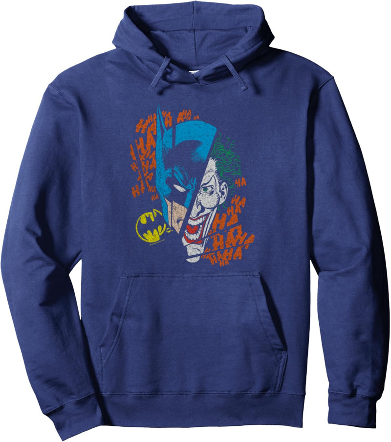 Batman Joker Broken Visage Pullover Hoodie