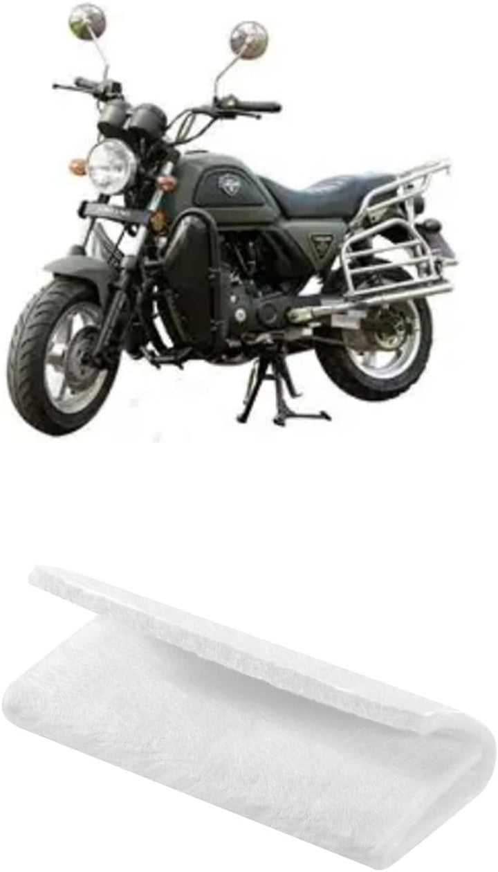 2 Stück Auspuffwolle Schalldämpfer Dämmwolle aus Keramik Hochtemperatur für Schaltmoped Roller Moped