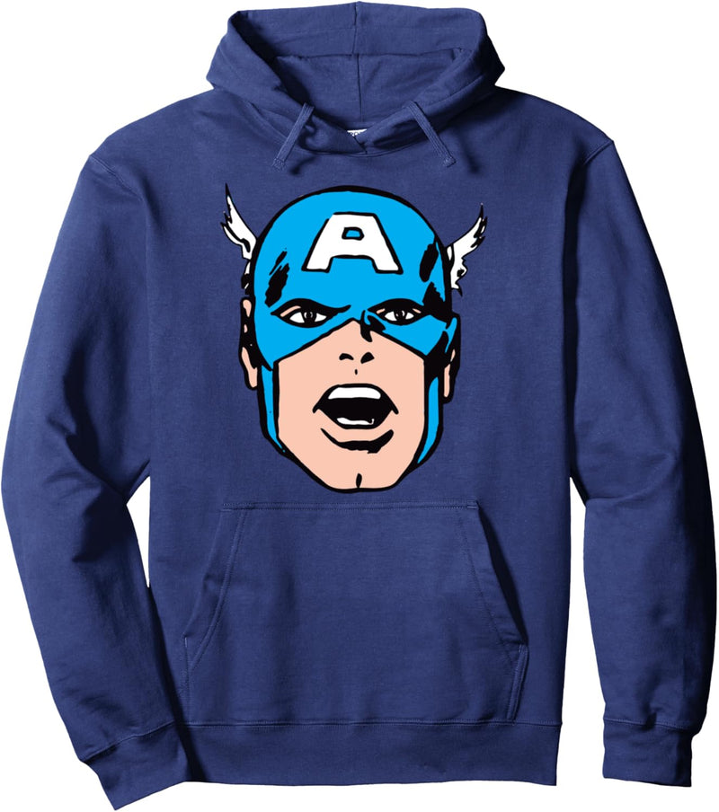 Marvel Captain American Big Face Pullover Hoodie