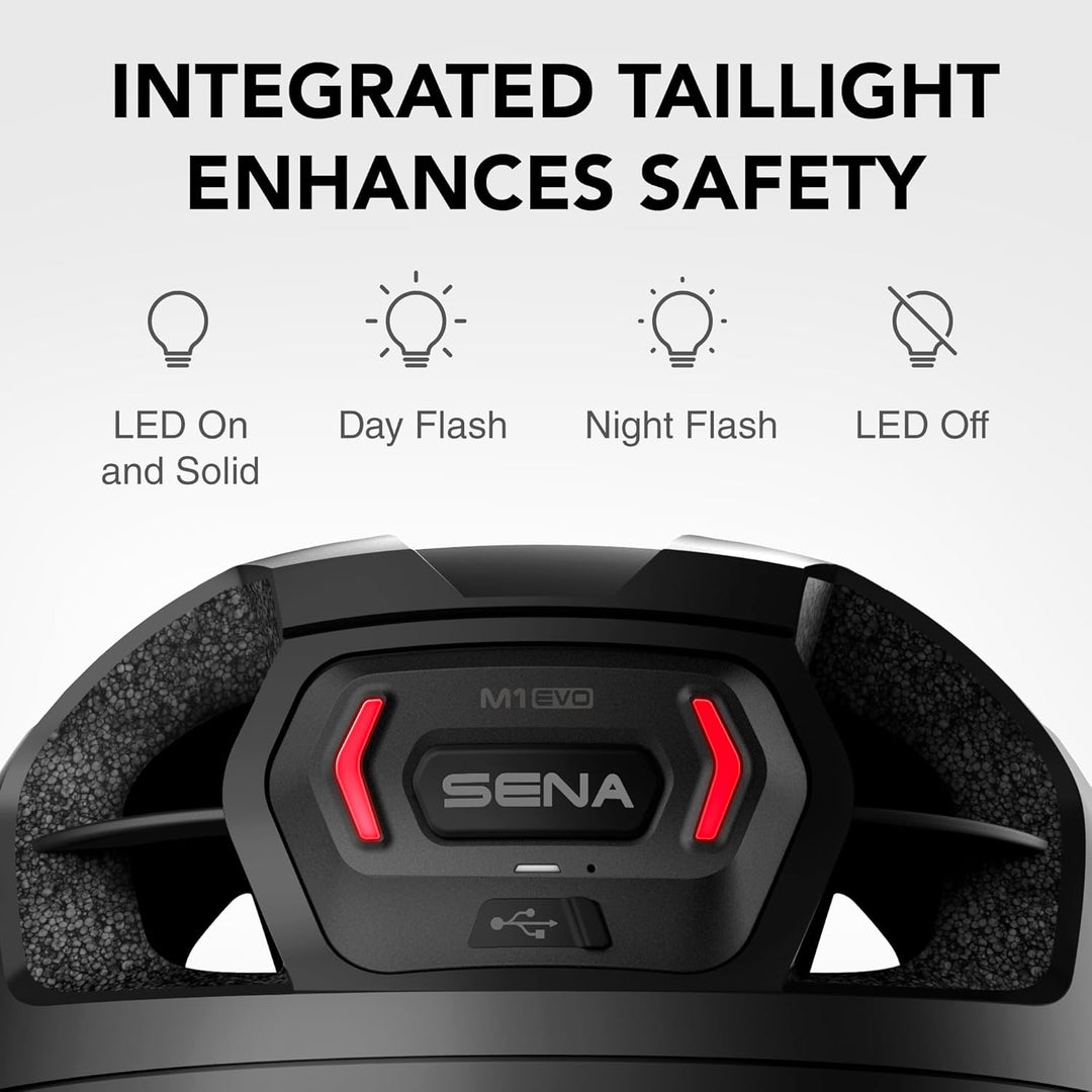 Sena M1 / M1 EVO Smart Mountainbike-Helm mit Bluetooth Gegensprechanlage und Smartphone-Konnektivitä