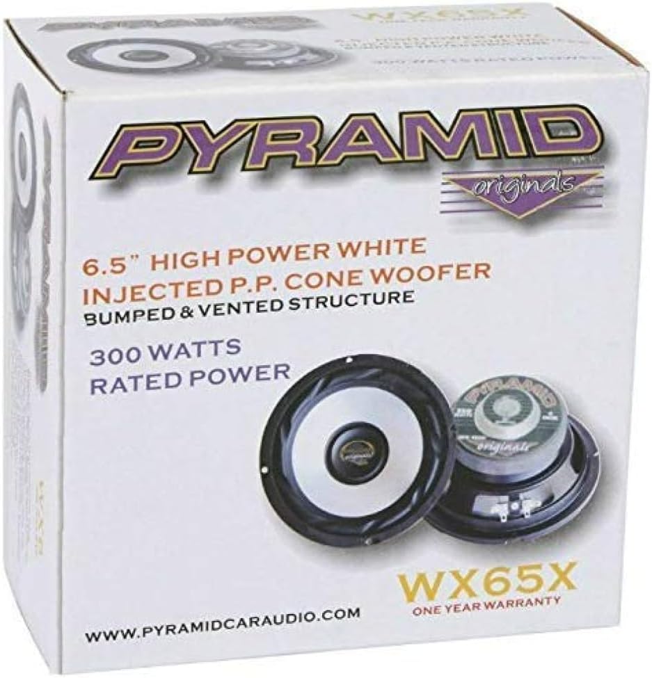 GK SOUND 2 woofer Pyramid WX65X-Tieftöner, 16,5 cm, 165 mm, 6,5 Zoll Durchmesser, 150 Watt rms und 3