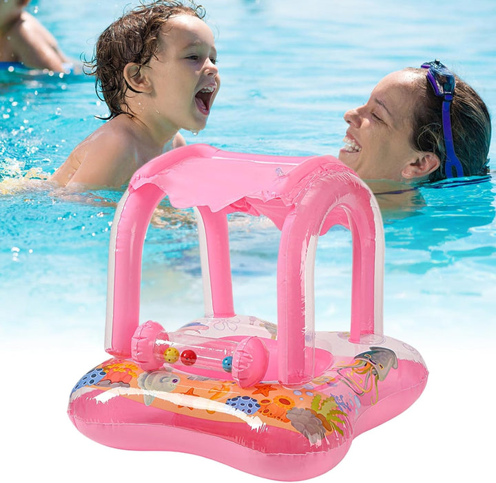 Babyschwimmhilfe, Aufblasbare Schwimmhilfe Für Kleinkinder Mit Cartoon Design, Baby Schwimmhilfe Mit
