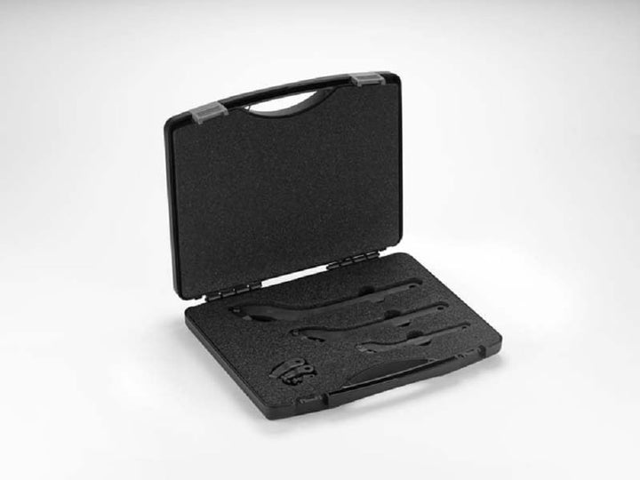 AMF Gelenk Hakenschlüssel (Schlüssel mit Nase für Nutmuttern Set Satz 35 – 155 mm, 6-teilig inkl. Tr