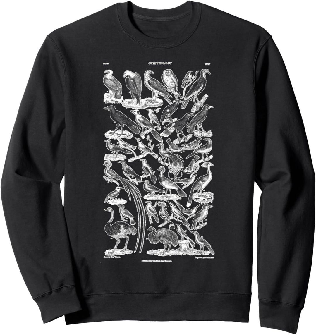 Ornithologie Vögel beobachten Eulen Adler Geier Singvögel Sweatshirt